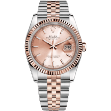 Datejust 36 Rolesor Everose Fluted / Jubilee / Pink