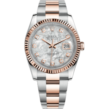 Datejust 36 Rolesor Everose Fluted / Oyster / MOP