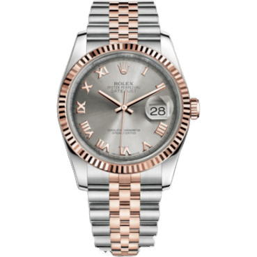 Datejust 36 Rolesor Everose Fluted / Jubilee / Pink Roman