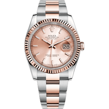 Datejust 36 Rolesor Everose Fluted / Oyster / Pink