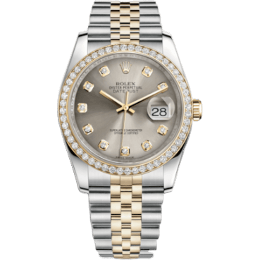 Datejust 36 Rolesor Yellow Diamond / Jubilee / Steel Diamond