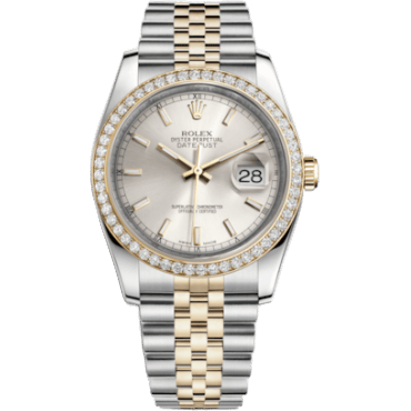 Datejust 36 Rolesor Yellow Diamond / Jubilee / Silver