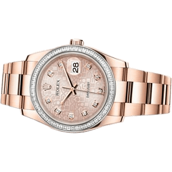 Datejust 36 Everose Baguette / Oyster / Pink Computer