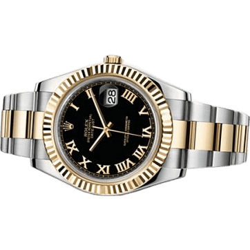 Datejust II Rolesor Black Roman