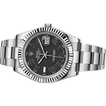 Datejust II Fluted Black Roman