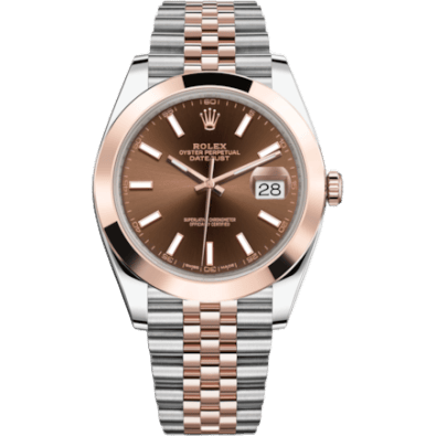 Datejust 41 Rolesor Everose Smooth / Jubilee / Chocolate