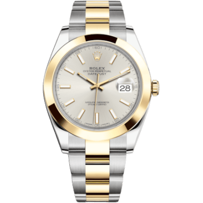 Datejust 41 Rolesor Yellow Smooth / Oyster / Silver