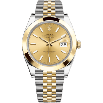 Datejust 41 Rolesor Yellow Smooth / Jubilee / Champagne