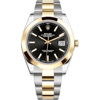 Datejust 41 Rolesor Yellow Smooth / Oyster / Black