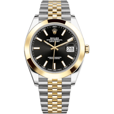 Datejust 41 Rolesor Yellow Smooth / Jubilee / Black