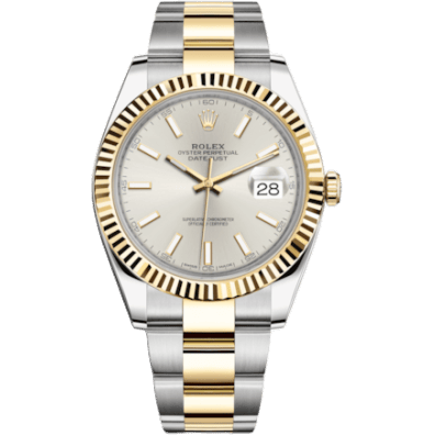 Datejust 41 Rolesor Yellow Fluted / Oyster / Silver