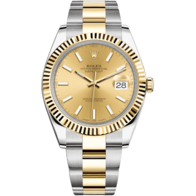 Datejust 41 Rolesor Yellow Fluted / Oyster / Champagne