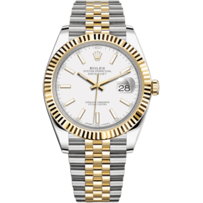 Datejust 41 Rolesor Yellow Fluted / Jubilee / White
