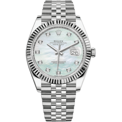 Datejust 41 Stainless Steel Fluted / Jubilee / MOP Diamond