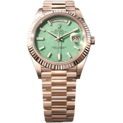 Day-Date 40 Jubilee Gold / Green Aventurine