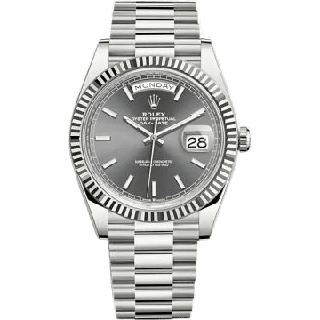 Day-Date 40 White Gold / Grey