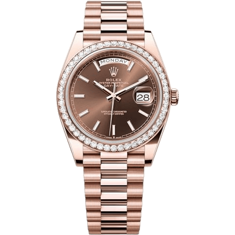 Day-Date 40 Everose - Diamond / Chocolate