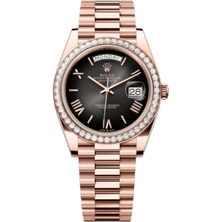 Day-Date 40 Everose - Diamond / Slate Ombré
