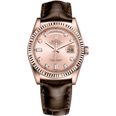 Day-Date 36 Everose / Strap / Pink Diamond