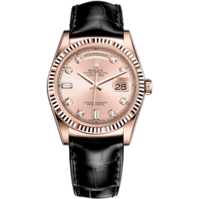 Day-Date 36 Everose / Strap / Pink Diamond