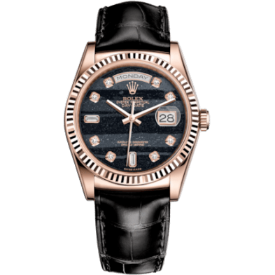 Day-Date 36 Everose Fluted / Strap / Ferrite