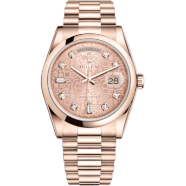 Day-Date 36 Everose Domed / President / Pink Computer