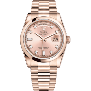 Day-Date 36 Everose Domed / President / Pink Diamond