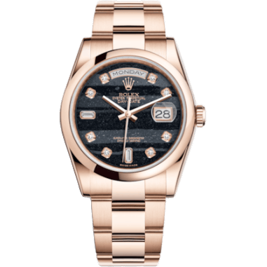 Day-Date 36 Everose Domed / Oyster / Ferrite