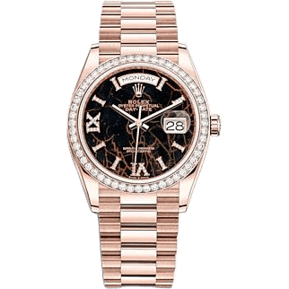 Day-Date 36 Everose Gold / Diamond / Eisenkiesel / President
