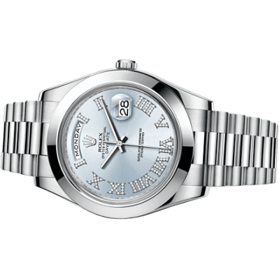 Day-Date II Platinum Diamond Romans