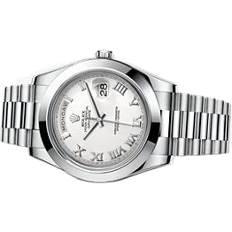 Day-Date II Platinum White Roman