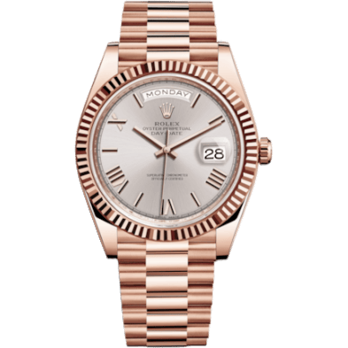 Day-Date 40 Everose / Sundust - Roman