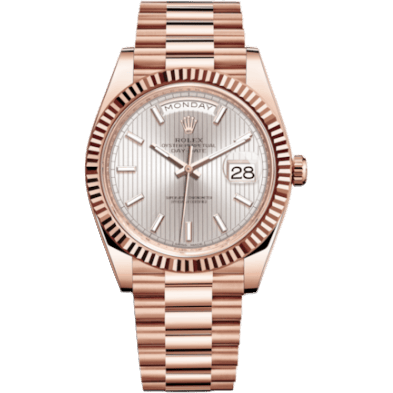 Day-Date 40 Everose / Sundust Tuxedo