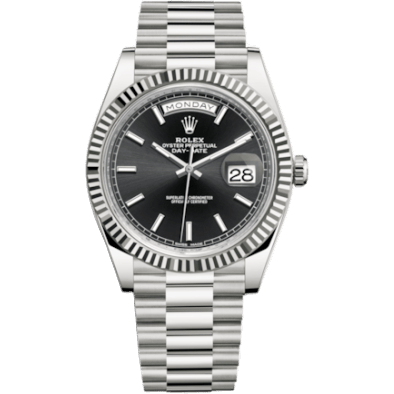 Day-Date 40 White Gold / Black