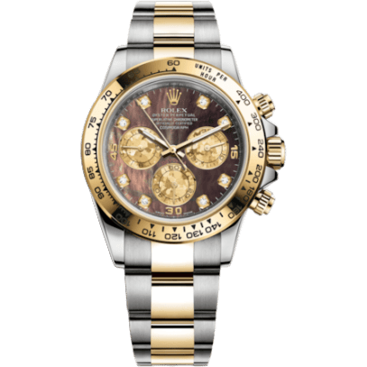 Cosmograph Daytona Stainless Steel / Yellow Gold / Black MOP Diamond