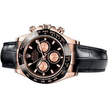 Cosmograph Daytona Everose / Cerachrom / Black / Strap