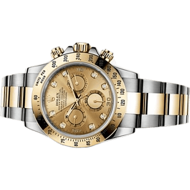 Cosmograph Daytona Rolesor / Champagne Diamond