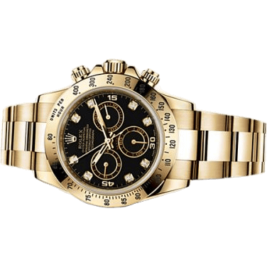 Cosmograph Daytona Yellow Gold / Black Diamond