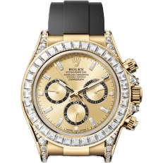 Cosmograph Daytona Yellow Gold - Baguette / Champagne - Baguette / Oysterflex
