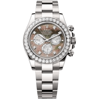 Cosmograph Daytona White Gold - Diamond / Reverse Panda MOP - Diamond / Oyster