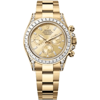 Cosmograph Daytona Yellow Gold - Baguette / Champagne - Baguette / Oyster