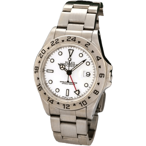 Explorer II White Tritium