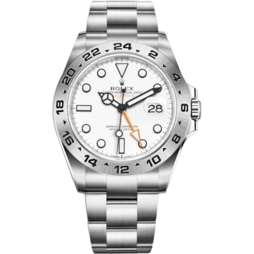 Explorer II Stainless Steel / White