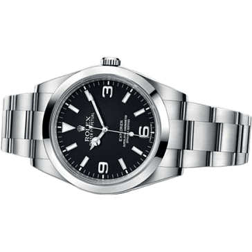 Explorer 39 / Stainless steel / Black