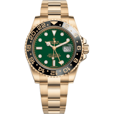 GMT-Master II Yellow Gold / LN / Green