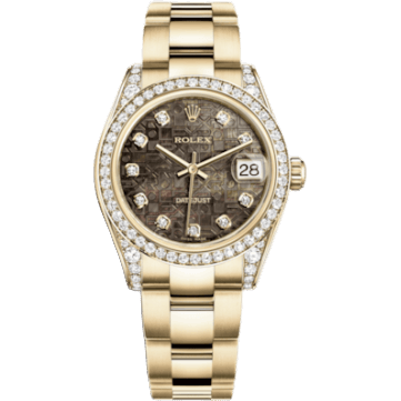 Datejust 31 Yellow Gold Diamond / Oyster / Black MOP Computer