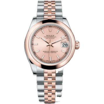 Datejust 31 Rolesor Everose Domed / Jubilee / Pink
