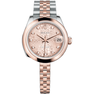 Datejust 31 Rolesor Everose Domed / Jubilee / Pink Computer
