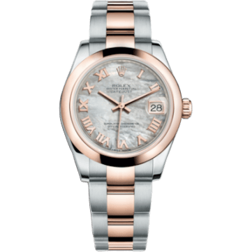 Datejust 31 Rolesor Everose Domed / Oyster / MOP Roman