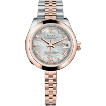 Datejust 31 Rolesor Everose Domed / Jubilee / MOP Roman